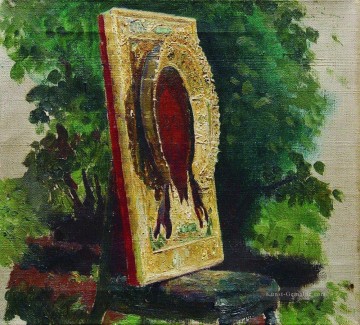 Ilya Repin Werke - Skizze mit dem Symbol des Retters Ilya Repin